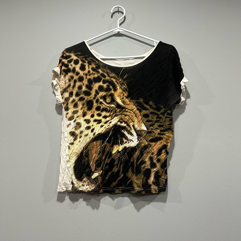 Leopard fashion top